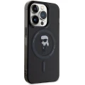 Etui Karl Lagerfeld IML Ikonik MagSafe do iPhone 15 Pro Max - czarne