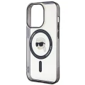 Etui Karl Lagerfeld IML Karl's Head MagSafe do iPhone 15 Pro Max - przezroczyste