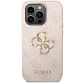 Etui Guess 4G Big Metal Logo do iPhone 15 Pro Max - różowe