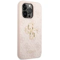 Etui Guess 4G Big Metal Logo do iPhone 15 Pro Max - różowe