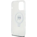 Etui Karl Lagerfeld Ring Stand Karl Head MagSafe do iPhone 15 Pro Max - białe