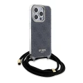 Etui Guess Crossbody Cord 4G Print na iPhone 15 Pro Max - czarne