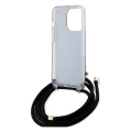 Etui Guess Crossbody Cord 4G Print na iPhone 15 Pro Max - czarne