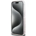 Etui Guess IML GCube MagSafe na iPhone 15 Pro Max - różowe