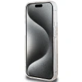Etui Guess IML GCube MagSafe na iPhone 15 Pro Max - brązowe