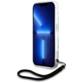 Etui Karl Lagerfeld IML Zebra Pattern & Cord na iPhone 15 Pro Max - czarne