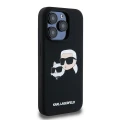 Etui Karl Lagerfeld Silicone Karl&Choupette MagSafe na iPhone 15 Pro Max - czarne