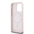 Etui Karl Lagerfeld Silicone Karl&Choupette MagSafe na iPhone 15 Pro Max - różowe