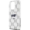 Etui Karl Lagerfeld IML Choupette Head & Monogram na iPhone 15 Pro Max - przezroczyste