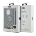 Etui Karl Lagerfeld IML Crossbody Monogram Karl & Choupette Head MagSafe na iPhone 15 Pro Max - czarne