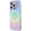Etui Guess IML Iridescent MagSafe na iPhone 15 Pro Max  6.7" - fioletowe