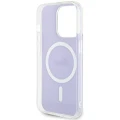 Etui Guess IML Iridescent MagSafe na iPhone 15 Pro Max  6.7" - fioletowe