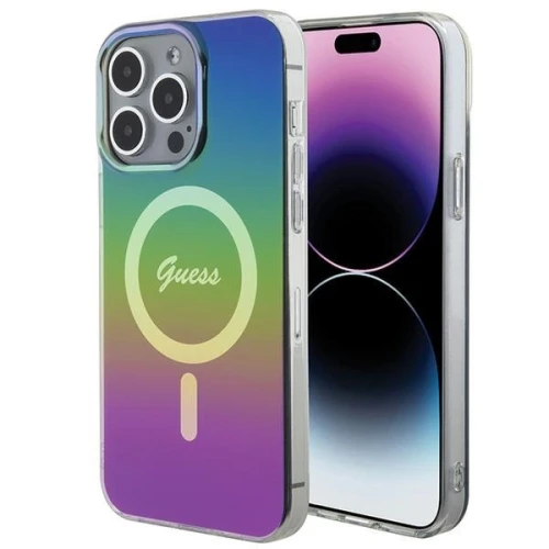 Etui Guess IML Iridescent MagSafe na iPhone 15 Pro Max  6.7" - multikolor