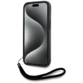 Etui Karl Lagerfeld Saffiano Athleisure Stripes Cord na iPhone 15 Pro Max - czerwone