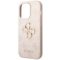 Etui Guess 4G Big Metal Logo na iPhone 15 Pro - różowe