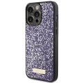 Etui Guess Rhinestone Metal Logo na iPhone 15 Pro - różowe