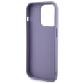Etui Guess Sequin Script Metal na iPhone 15 Pro - fioletowe