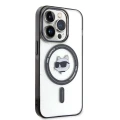 Etui Karl Lagerfeld IML Choupette's Head MagSafe na iPhone 15 Pro - przezroczyste