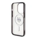Etui Karl Lagerfeld IML Choupette's Head MagSafe na iPhone 15 Pro - przezroczyste