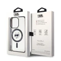 Etui Karl Lagerfeld IML Choupette's Head MagSafe na iPhone 15 Pro - przezroczyste