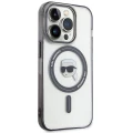 Etui Karl Lagerfeld IML Karl's Head MagSafe na iPhone 15 Pro - przezroczyste