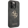 Etui Guess 4G Big Metal Logo na iPhone 15 Pro - szare