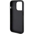 Etui Guess Grip Stand 4G Triangle Strass na iPhone 15 Pro - czarne
