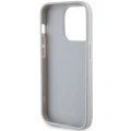 Etui Guess Strass Metal Logo na iPhone 15 Pro - srebrne