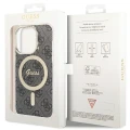 Etui Guess IML 4G MagSafe na iPhone 15 Pro - czarne