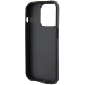 Etui Karl Lagerfeld Gripstand Saffiano Choupette Pins na iPhone 15 Pro - czarne
