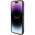 Etui Karl Lagerfeld Gripstand Saffiano Karl&Choupette Pins na iPhone 15 Pro - czarne