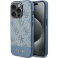 Etui Guess 4G Stripe Collection na iPhone 15 Pro - niebieskie