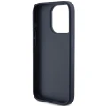 Etui Guess 4G Triangle Metal Logo na iPhone 15 Pro - niebieskie