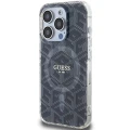 Etui Guess IML GCube MagSafe na iPhone 15 Pro - czarne