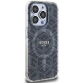 Etui Guess IML GCube MagSafe na iPhone 15 Pro - czarne