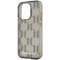 Etui Karl Lagerfeld IML Mono KL Pattern & Cord na iPhone 15 Pro - czarne