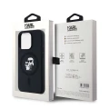 Etui Karl Lagerfeld Silicone Karl&Choupette MagSafe na iPhone 15 Pro - czarne