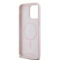 Etui Karl Lagerfeld Silicone Karl&Choupette MagSafe na iPhone 15 Pro - różowe