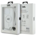 Etui Karl Lagerfeld Crossbody IML Karl Head MagSafe na iPhone 15 Pro - przezroczyste