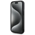Etui Karl Lagerfeld 3D Rubber Signature na iPhone 15 Pro - czarne