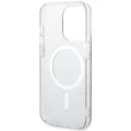 Etui Guess IML 4G MagSafe na iPhone 15 Pro - brązowe