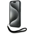 Etui Karl Lagerfeld Saffiano Athleisure Stripes Cord na iPhone 15 Pro - czerwone