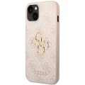 Etui Guess 4G Big Metal Logo na iPhone 15 Plus - różowe