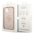 Etui Guess 4G Big Metal Logo na iPhone 15 Plus - różowe