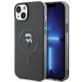 Etui Karl Lagerfeld IML Ikonik MagSafe na iPhone 15 Plus - czarne