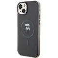 Etui Karl Lagerfeld IML Ikonik MagSafe na iPhone 15 Plus - czarne