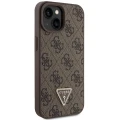 Etui Guess Crossbody 4G Metal Logo do iPhone 15 Plus - brązowe