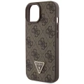Etui Guess Crossbody 4G Metal Logo do iPhone 15 Plus - brązowe