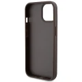 Etui Guess Crossbody 4G Metal Logo do iPhone 15 Plus - brązowe