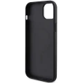 Etui Guess Saffiano MagSafe do iPhone 15 Plus - czarne